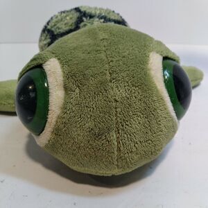 Aurora 10" Dreamy Eyes Slide Sea Turtle Plush Stuffed Animal Toy Used Scratches